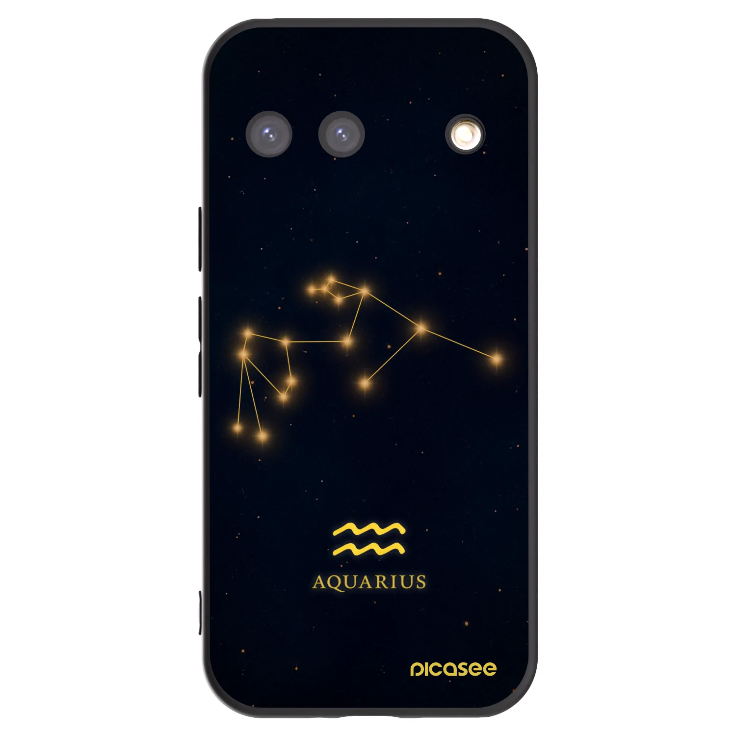 Picasee silikonski črni ovitek za Google Pixel 9 - AQUARIUS