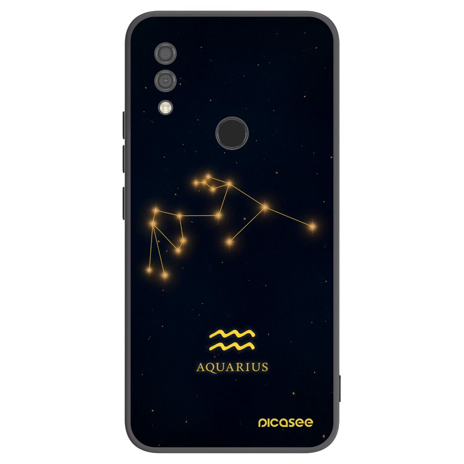 Picasee silikonski črni ovitek za Xiaomi Redmi 7 - AQUARIUS
