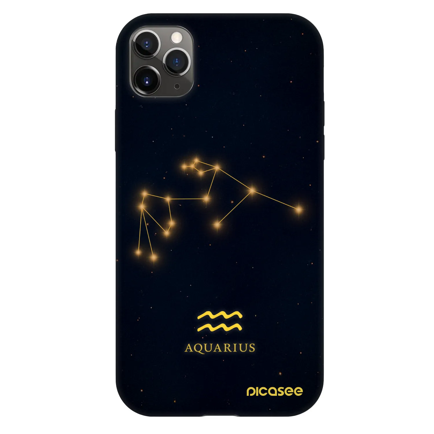 Picasee Fashion Case za Apple iPhone 11 Pro Max - AQUARIUS