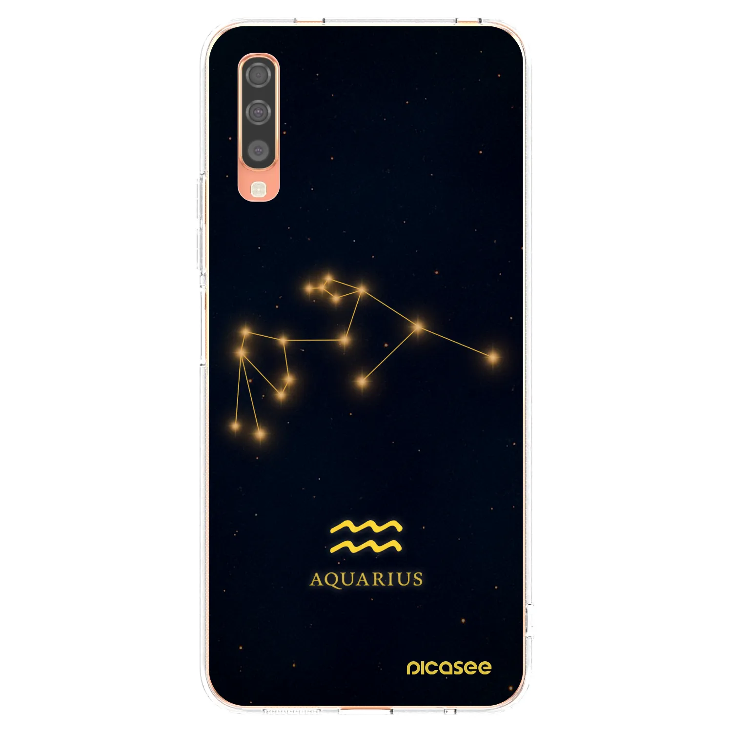Picasee silikonski prozorni ovitek za Samsung Galaxy A70 A705F - AQUARIUS