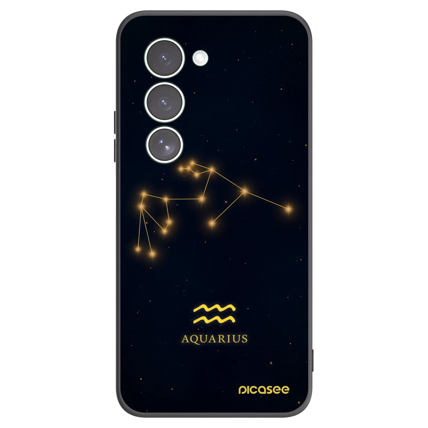 Picasee silikonski črni ovitek za Xiaomi Redmi 15 5G - AQUARIUS