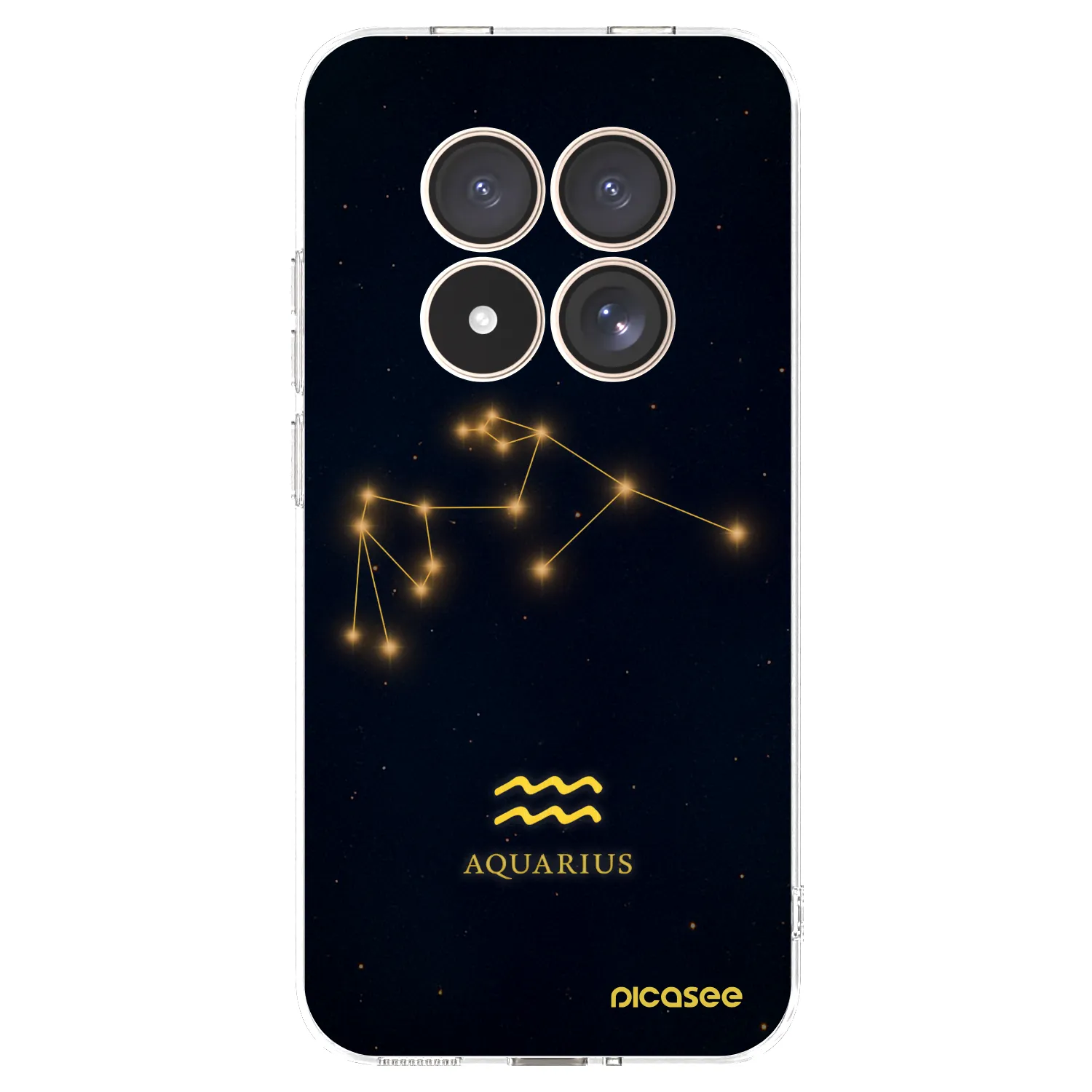 Picasee silikonski prozorni ovitek za Xiaomi Redmi Note 15 Pro 4G - AQUARIUS