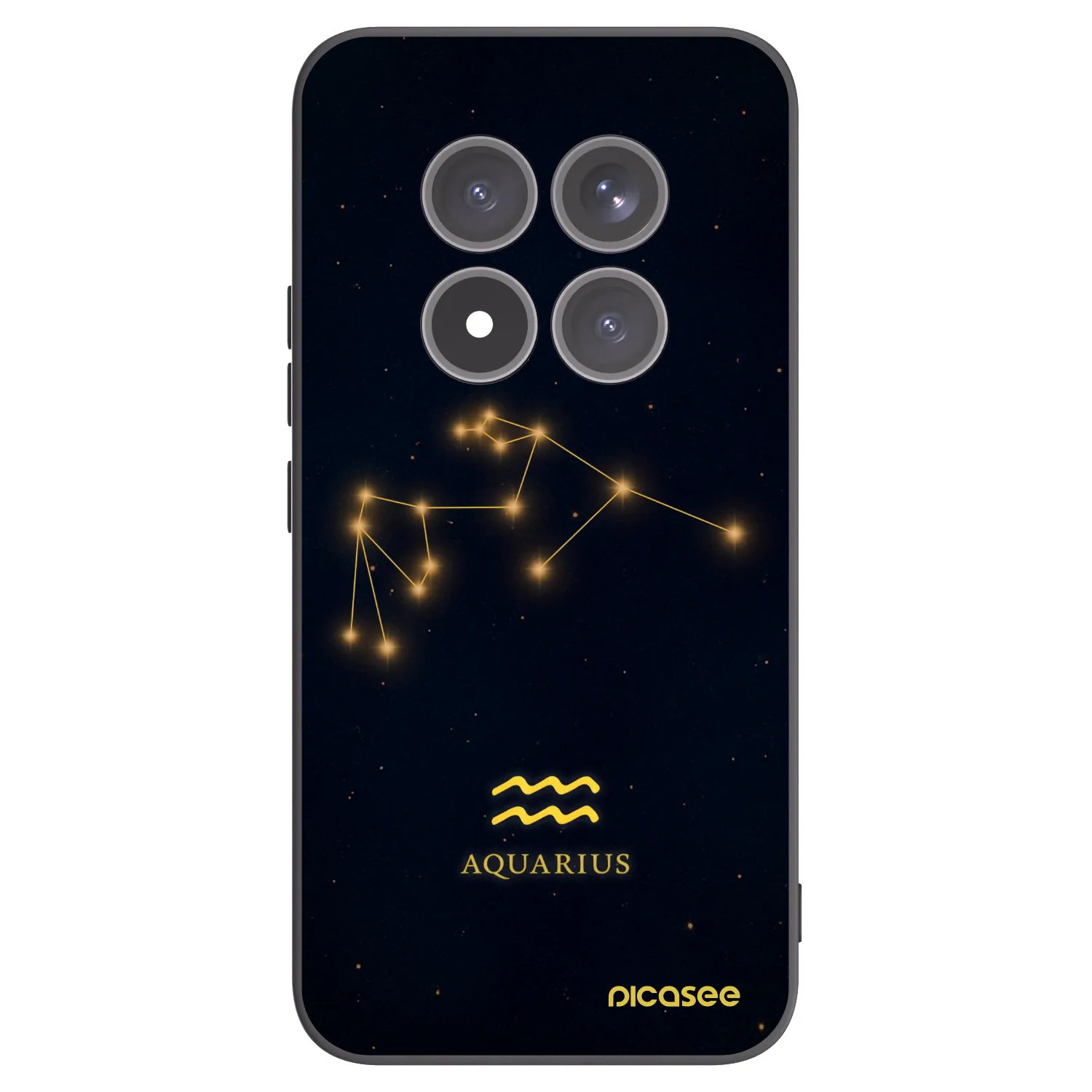 Picasee silikonski črni ovitek za Xiaomi Redmi Note 15 Pro+ - AQUARIUS