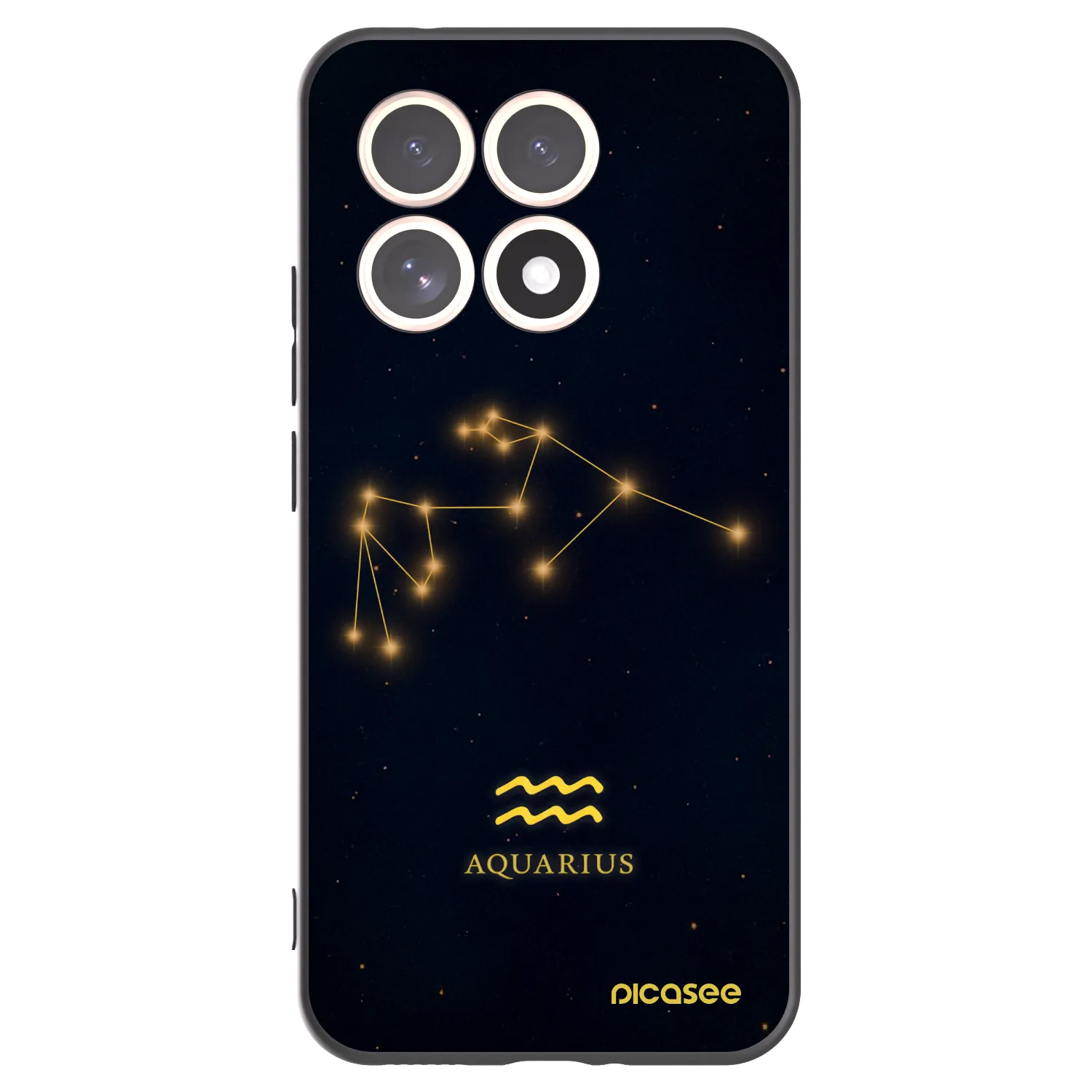 Picasee silikonski črni ovitek za Xiaomi 15T - AQUARIUS