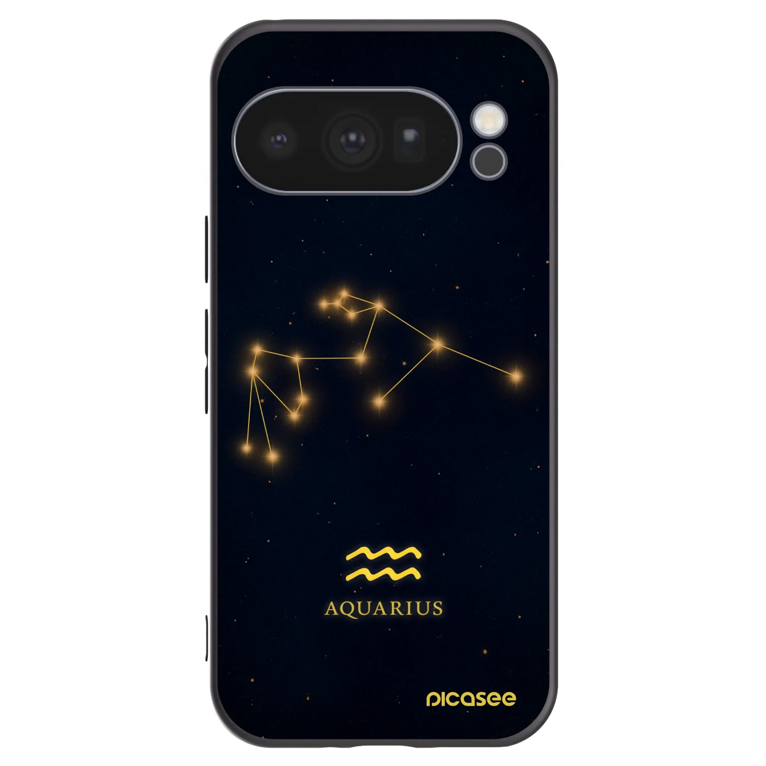 Picasee silikonski črni ovitek za Google Pixel 10 Pro - AQUARIUS