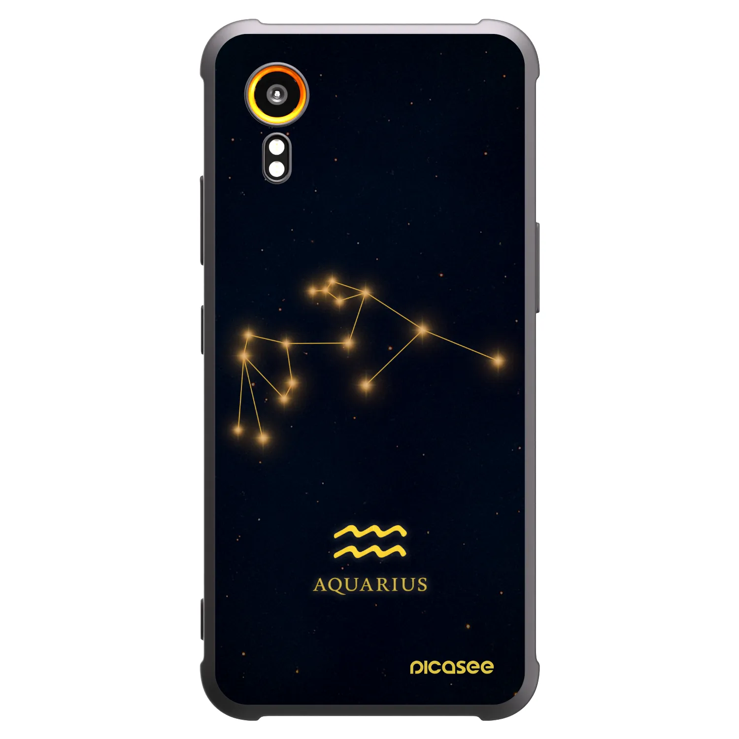 Picasee silikonski črni ovitek za Samsung Galaxy Xcover 7 - AQUARIUS