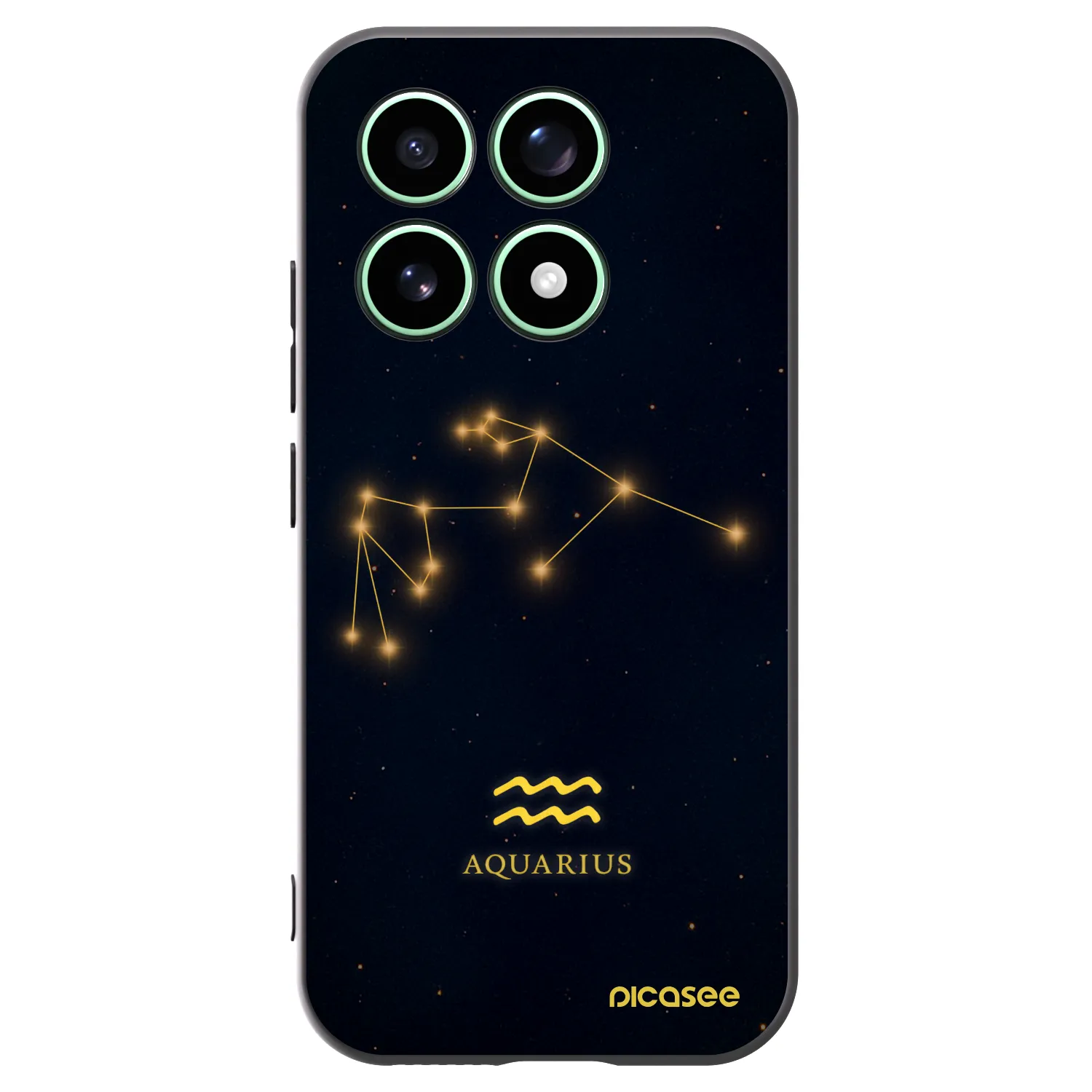 Picasee silikonski črni ovitek za Xiaomi 17 - AQUARIUS