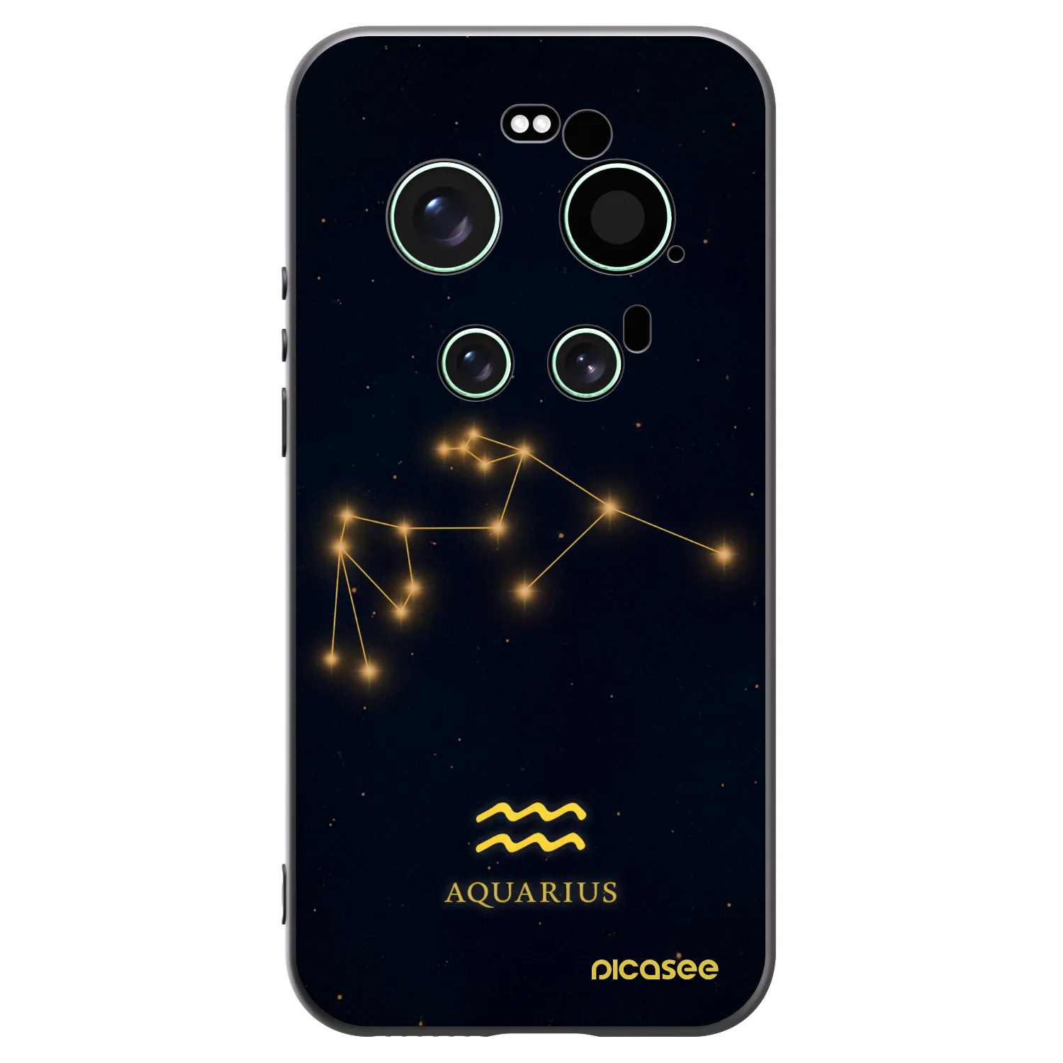 Picasee silikonski črni ovitek za Xiaomi 17 Ultra - AQUARIUS