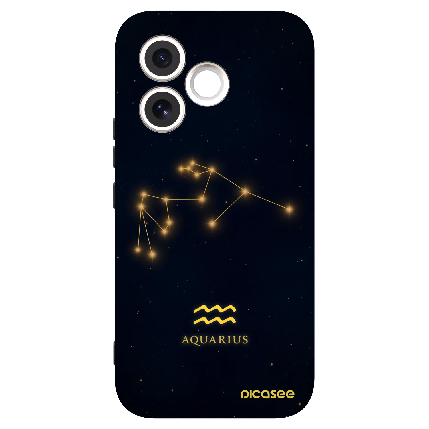 Picasee silikonski črni ovitek za Honor 600 Lite - AQUARIUS