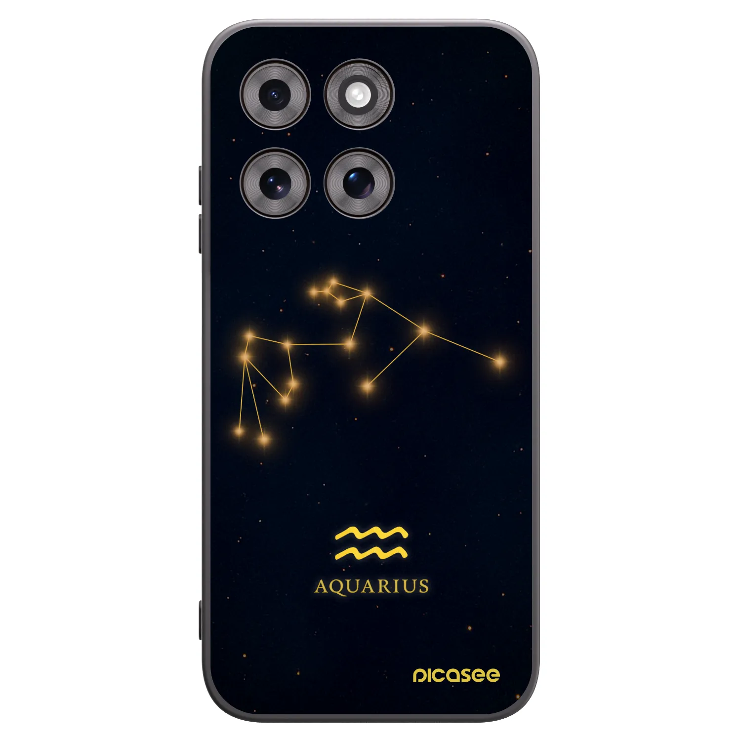 Picasee silikonski črni ovitek za Motorola Moto G77 - AQUARIUS