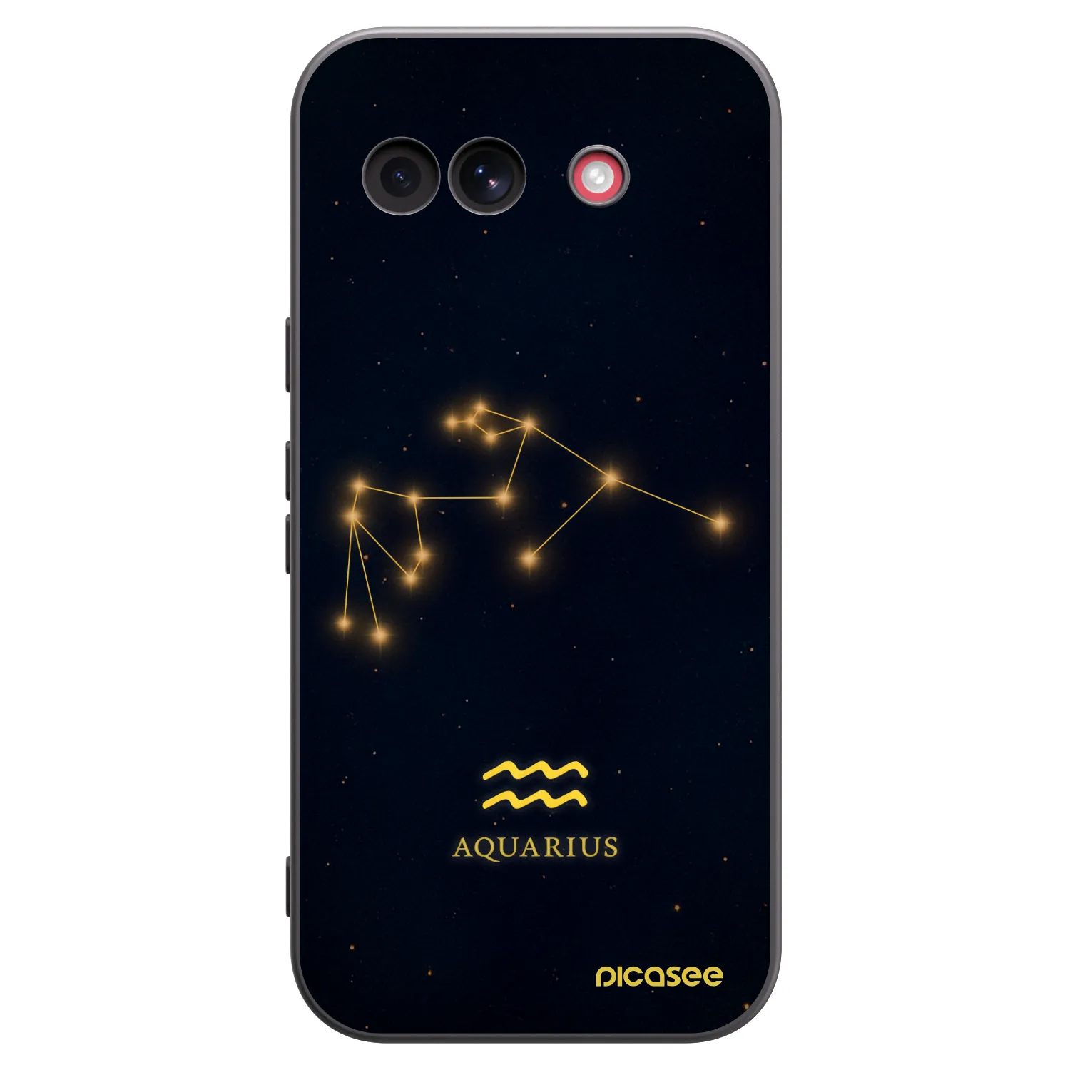 Picasee silikonski črni ovitek za Google Pixel 10a - AQUARIUS