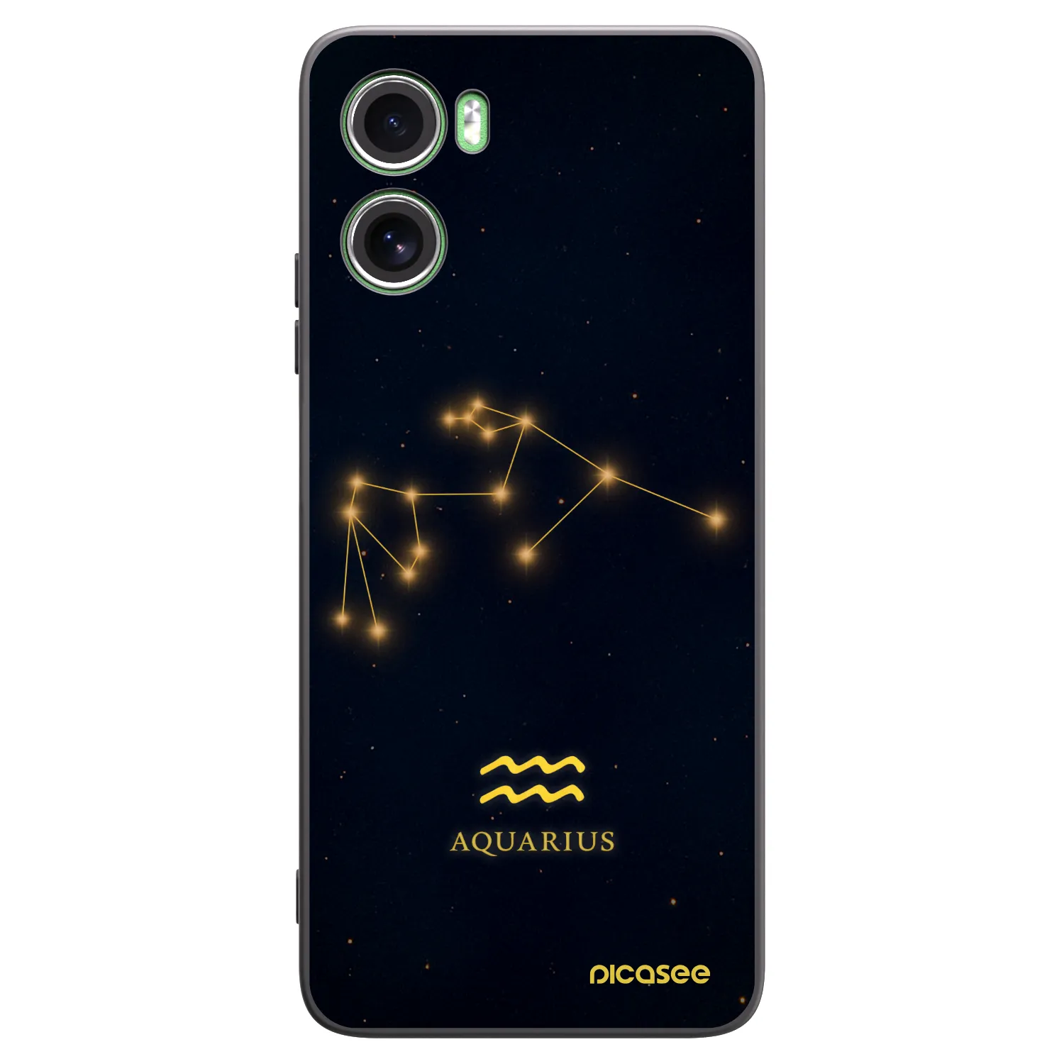 Picasee silikonski črni ovitek za Motorola Moto G06 - AQUARIUS
