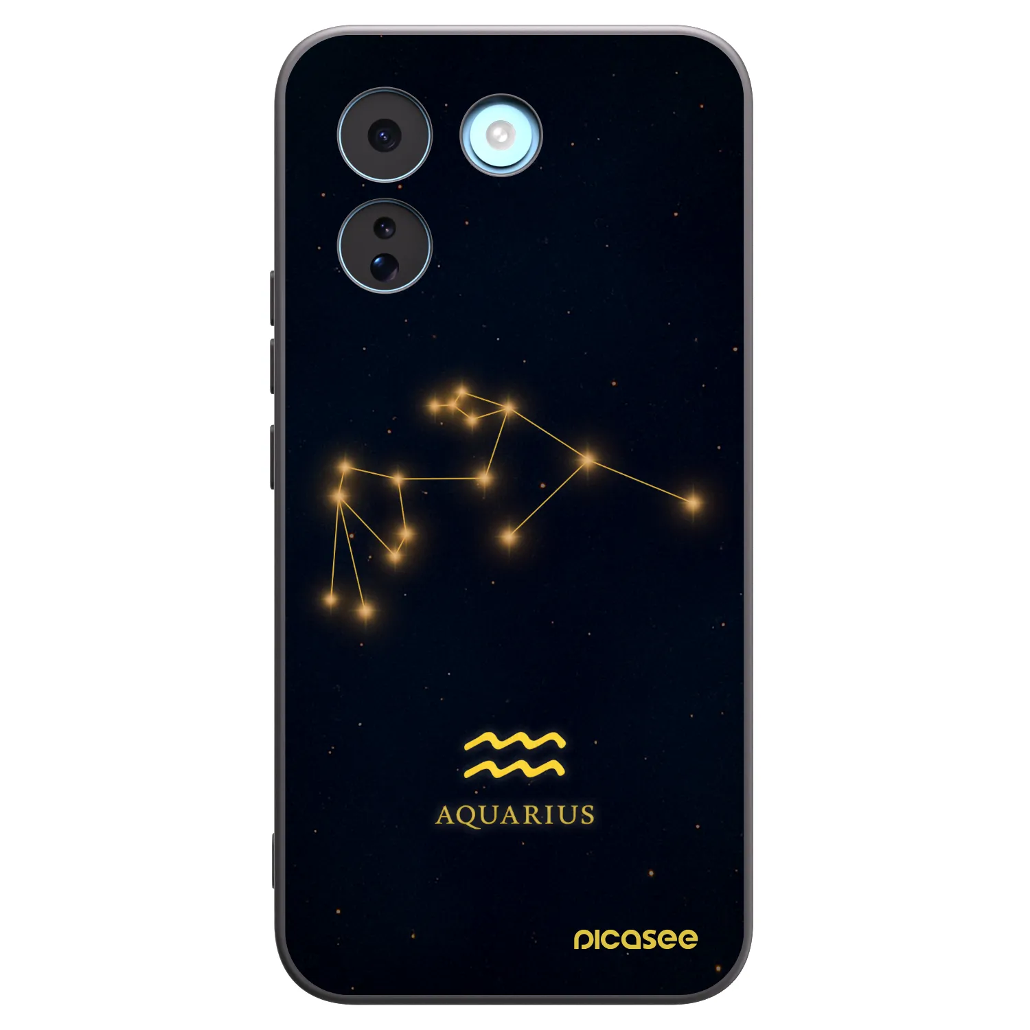 Picasee silikonski črni ovitek za Xiaomi Redmi Note 17 Pro MAX 5G - AQUARIUS