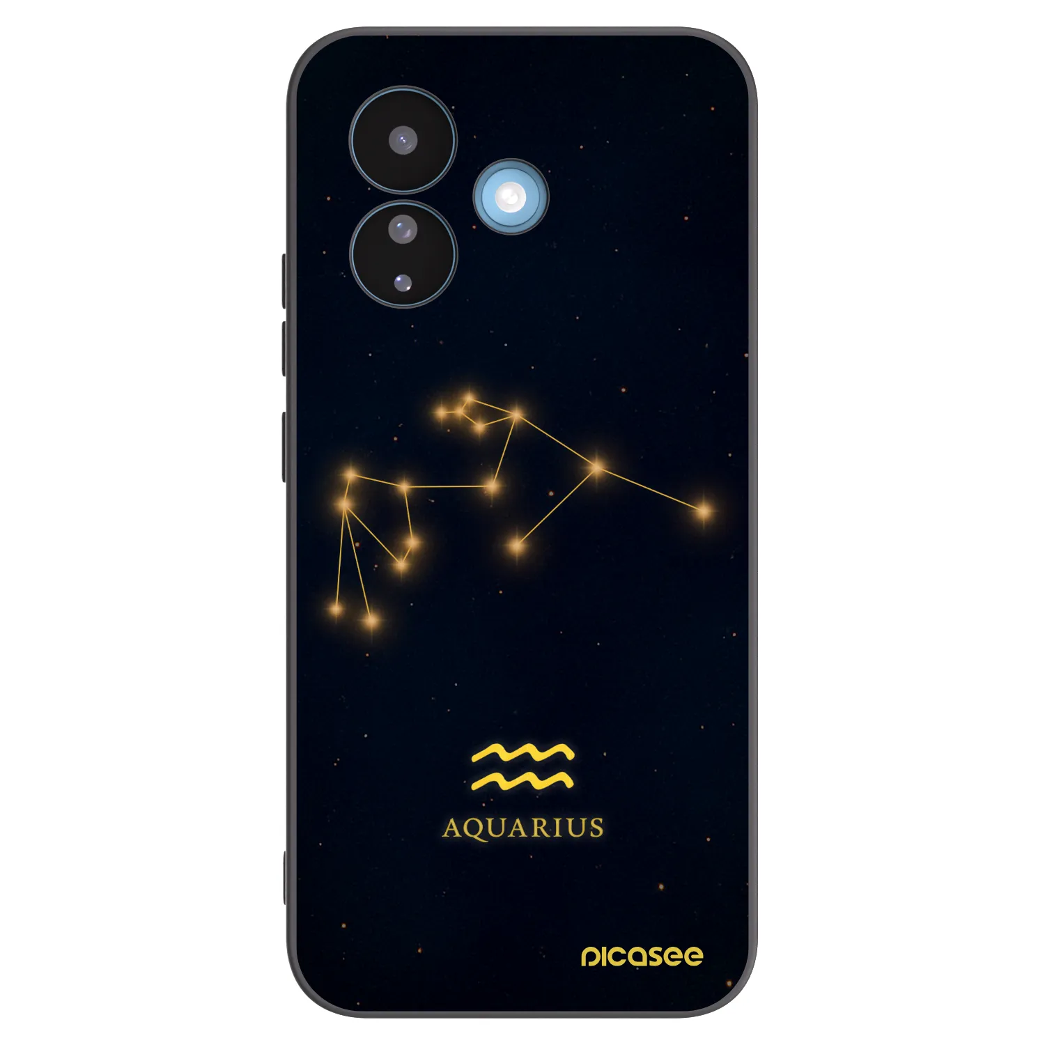 Picasee silikonski črni ovitek za Xiaomi Redmi Note 17 Pro 5G - AQUARIUS