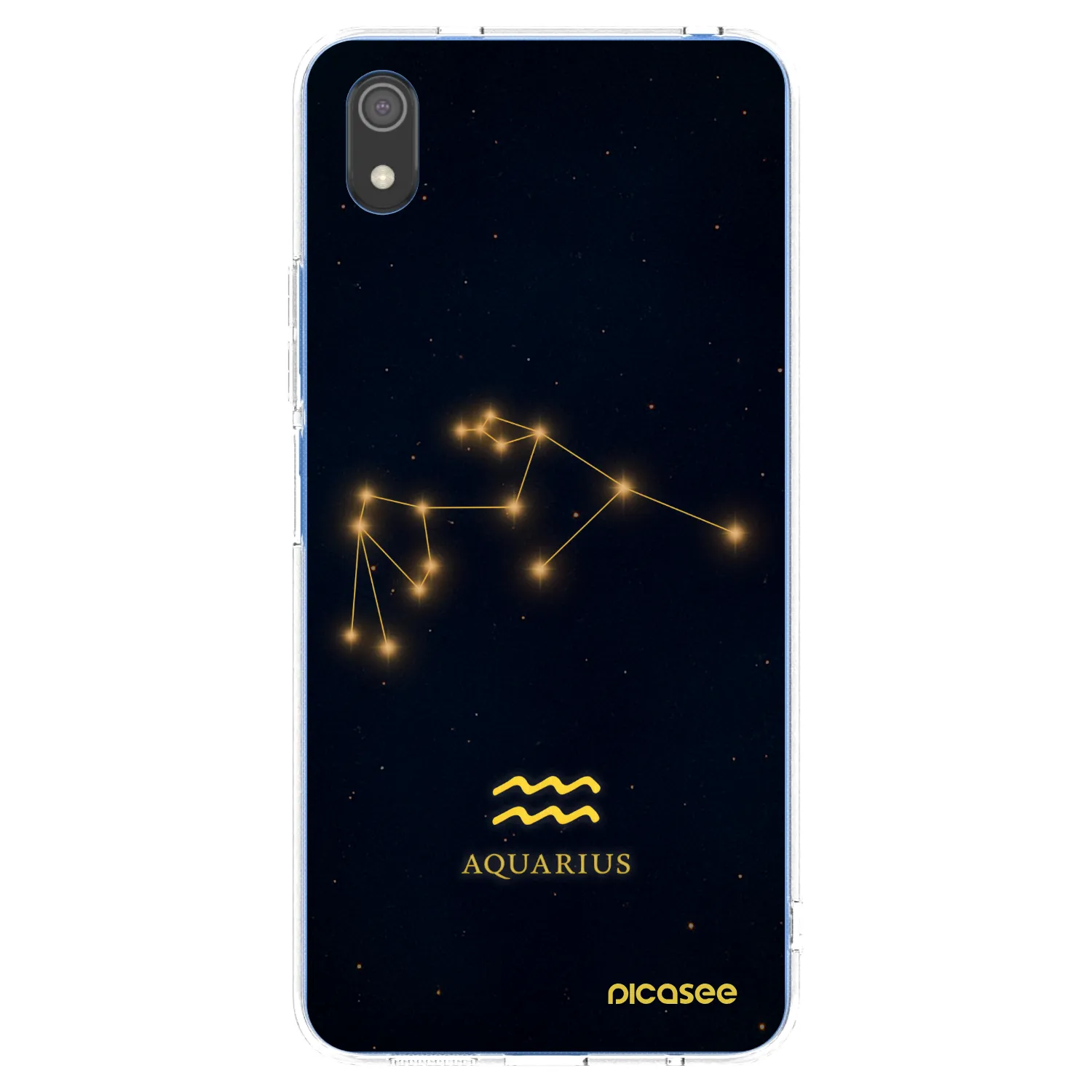 Picasee silikonski prozorni ovitek za Xiaomi Redmi 7A - AQUARIUS