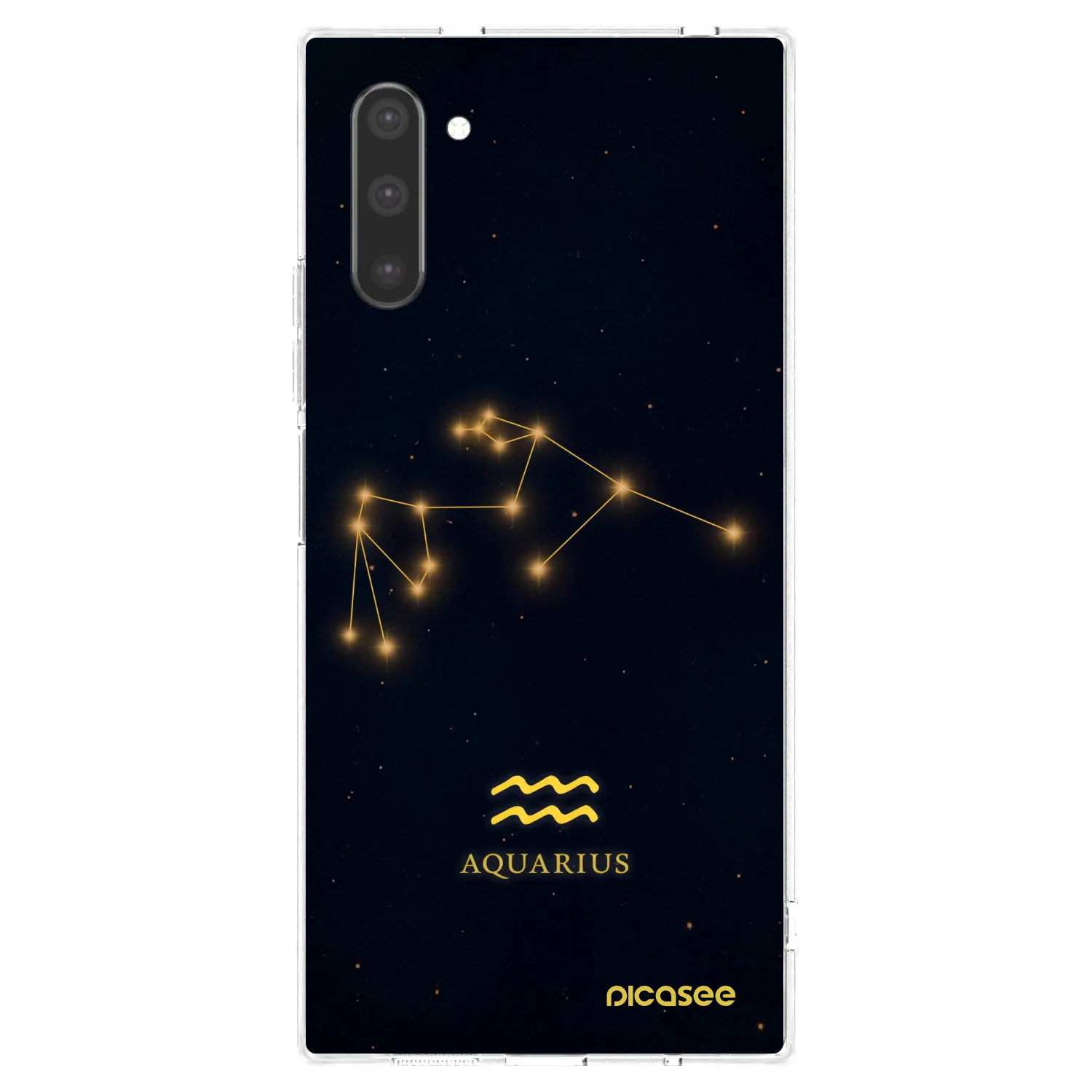 Picasee silikonski prozorni ovitek za Samsung Galaxy Note 10 N970F - AQUARIUS