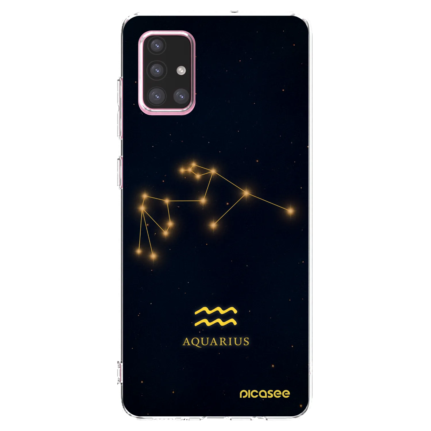 Picasee silikonski prozorni ovitek za Samsung Galaxy A71 A715F - AQUARIUS