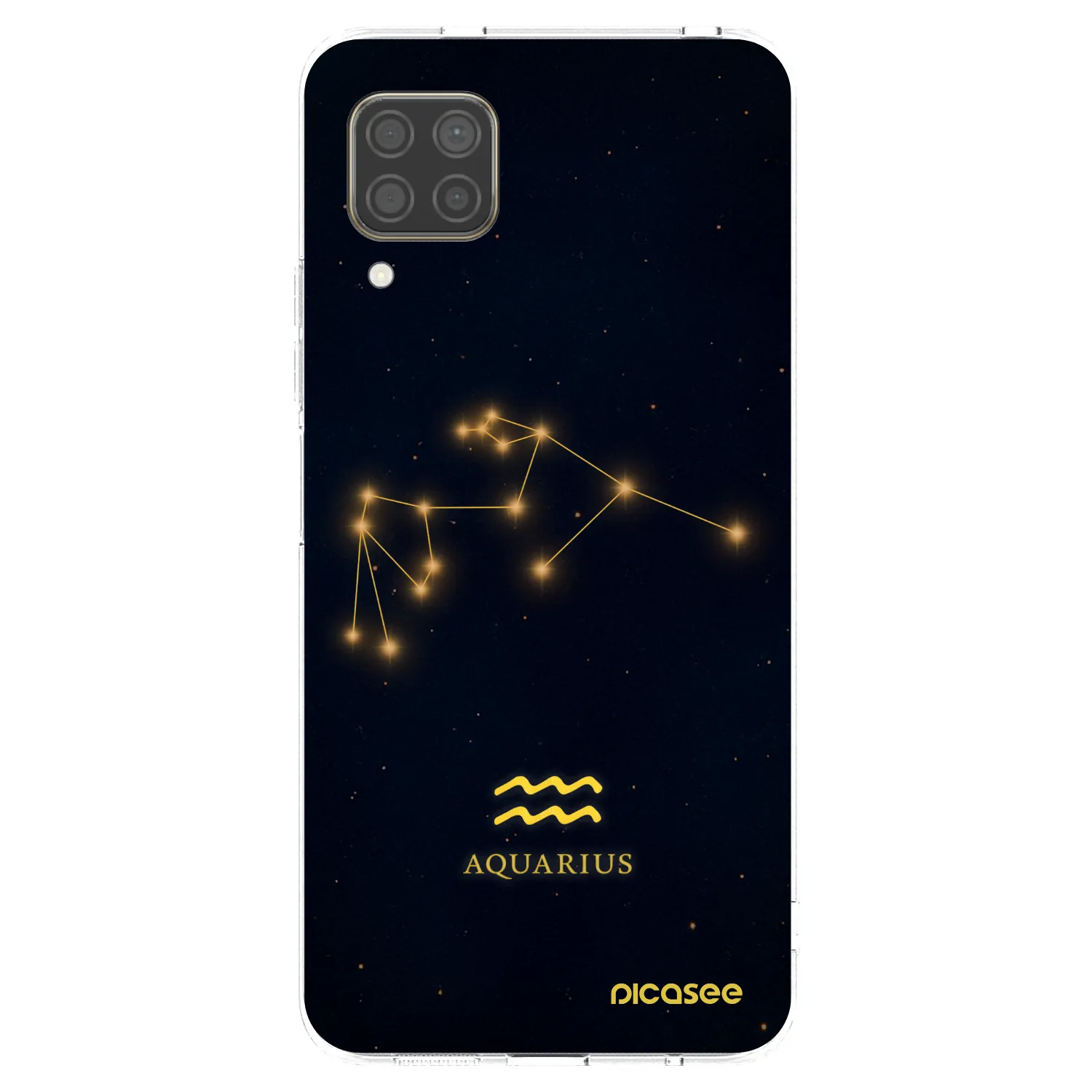 Picasee silikonski prozorni ovitek za Huawei P40 Lite - AQUARIUS