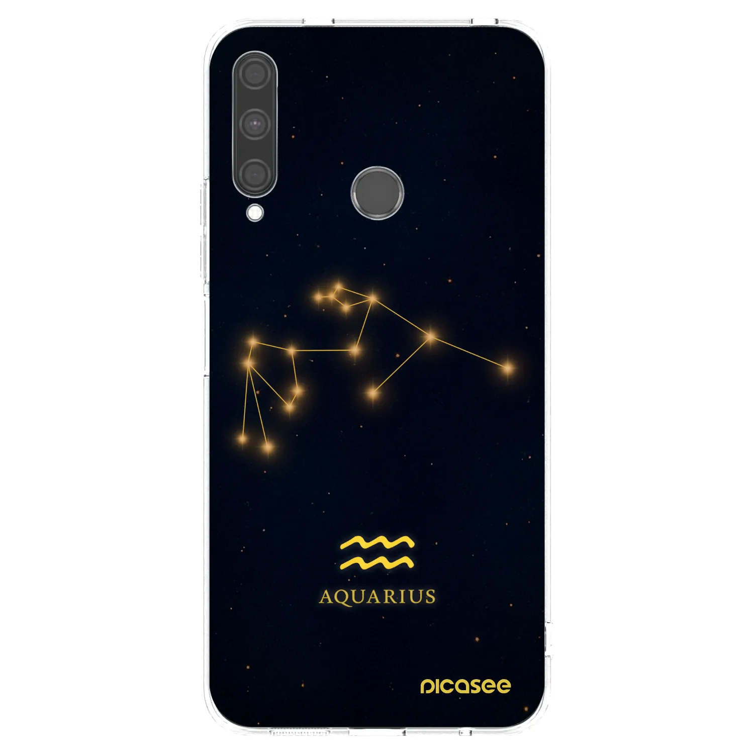 Picasee silikonski prozorni ovitek za Huawei P40 Lite E - AQUARIUS