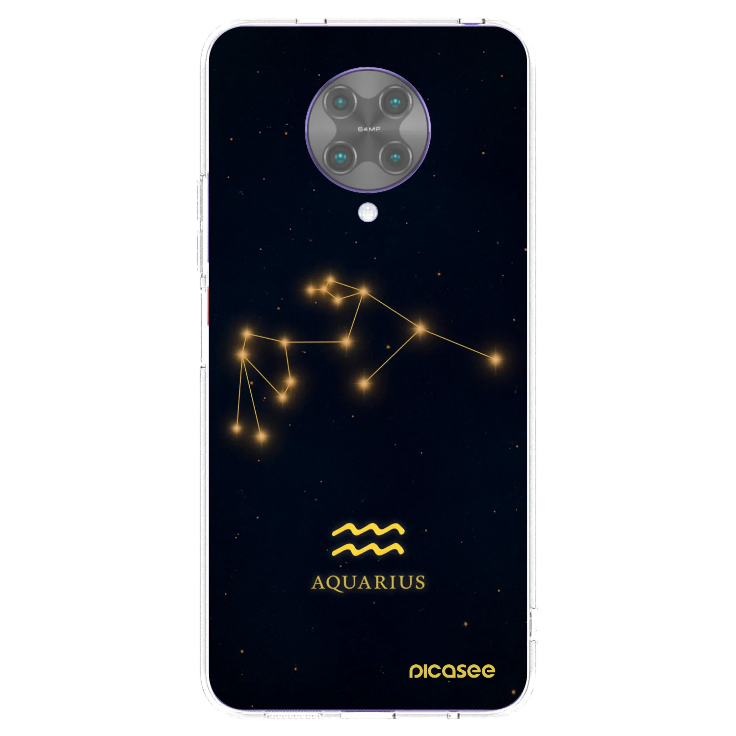 Picasee silikonski prozorni ovitek za Xiaomi Poco F2 Pro - AQUARIUS