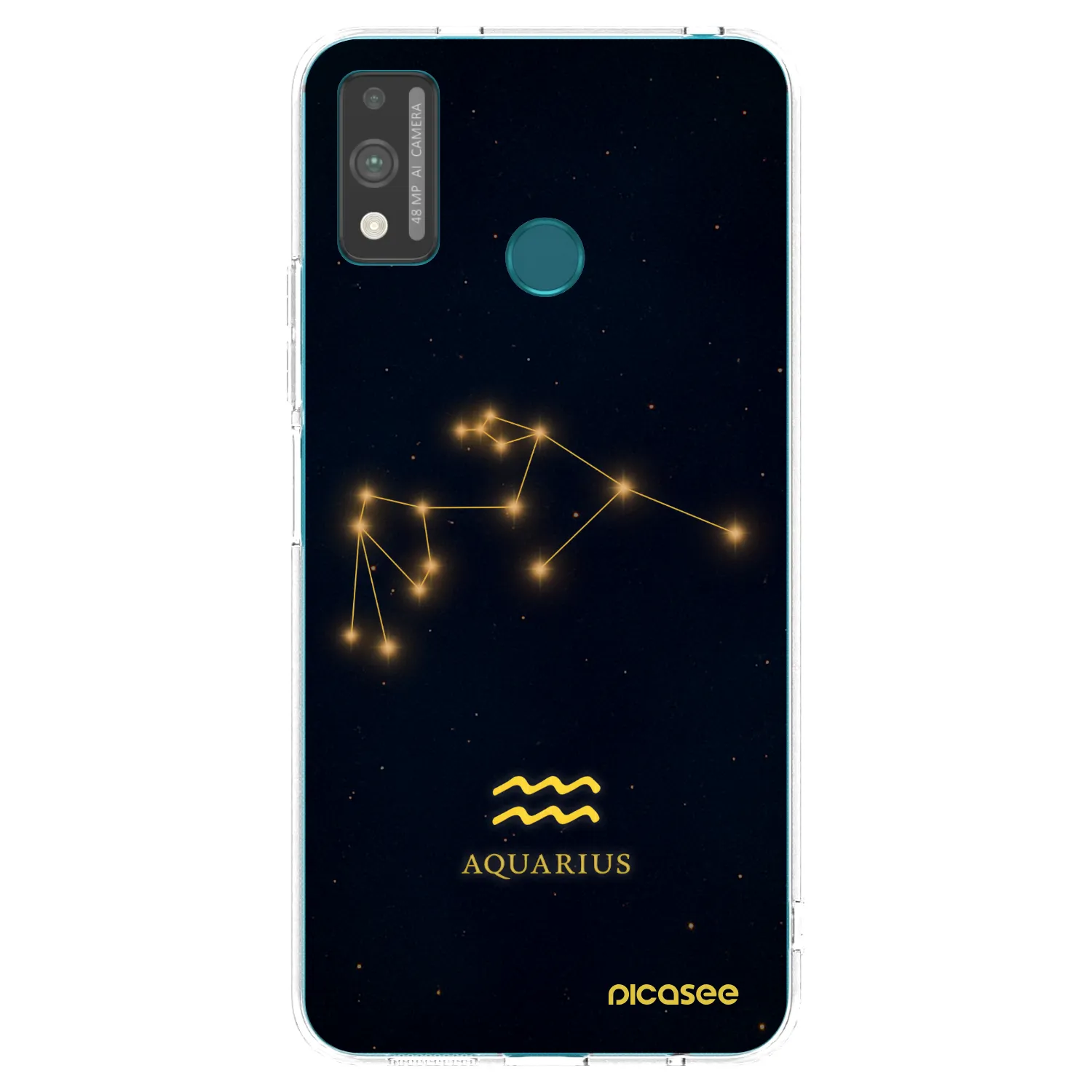 Picasee silikonski prozorni ovitek za Honor 9X Lite - AQUARIUS
