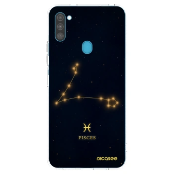 Picasee silikonski prozorni ovitek za Samsung Galaxy M11 - PISCES