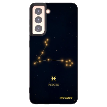 Picasee silikonski črni ovitek za Samsung Galaxy S21 5G G991B - PISCES