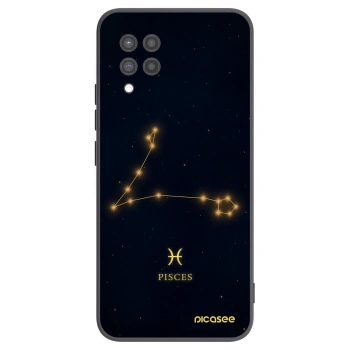Picasee silikonski črni ovitek za Samsung Galaxy A42 A426B - PISCES