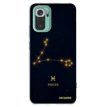 Picasee silikonski prozorni ovitek za Xiaomi Redmi Note 10 Pro - PISCES