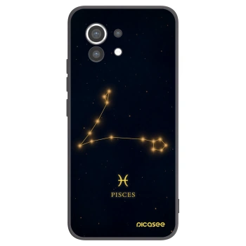 Picasee silikonski črni ovitek za Xiaomi Mi 11 - PISCES