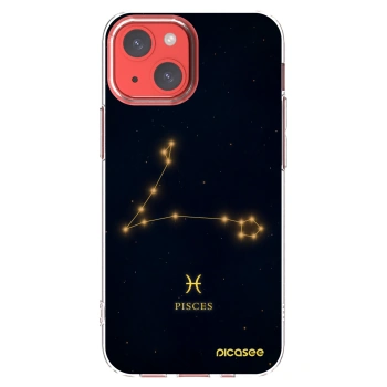 Picasee silikonski prozorni ovitek za Apple iPhone 13 mini - PISCES