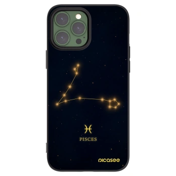 Picasee silikonski črni ovitek za Apple iPhone 13 Pro Max - PISCES