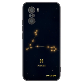Picasee silikonski črni ovitek za Xiaomi Poco F3 - PISCES