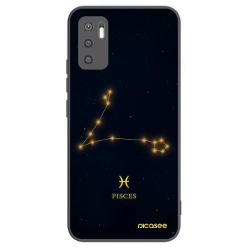 Picasee silikonski črni ovitek za Xiaomi Redmi Note 10 5G - PISCES