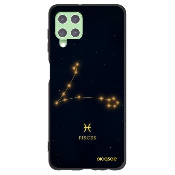 Picasee silikonski črni ovitek za Samsung Galaxy A22 A225F 4G - PISCES
