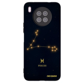 Picasee silikonski črni ovitek za Huawei Nova 8i - PISCES
