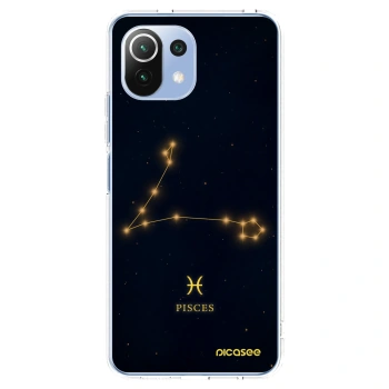 Picasee silikonski prozorni ovitek za Xiaomi 11 Lite 5G NE - PISCES