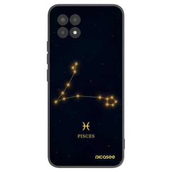 Picasee silikonski črni ovitek za Realme 8i - PISCES