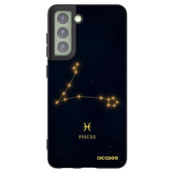 Picasee silikonski črni ovitek za Samsung Galaxy S21 FE 5G - PISCES