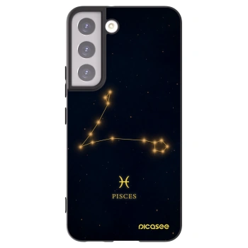 Picasee silikonski črni ovitek za Samsung Galaxy S22 5G - PISCES