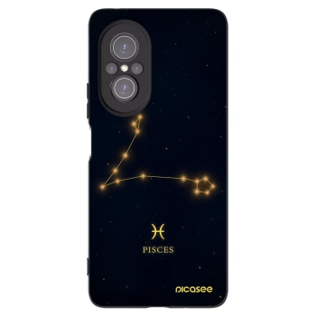 Picasee silikonski črni ovitek za Huawei Nova 9 SE - PISCES