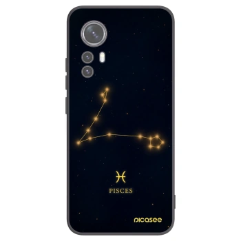Picasee silikonski črni ovitek za Xiaomi 12 - PISCES
