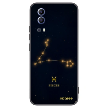 Picasee silikonski črni ovitek za Vivo Y52 5G - PISCES