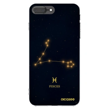 Picasee silikonski prozorni ovitek za Apple iPhone 8 Plus - PISCES
