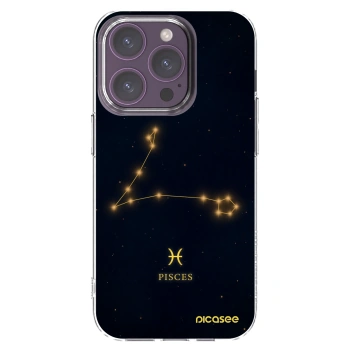 Picasee silikonski prozorni ovitek za Apple iPhone 14 Pro - PISCES