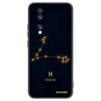 Picasee silikonski črni ovitek za Honor 70 - PISCES