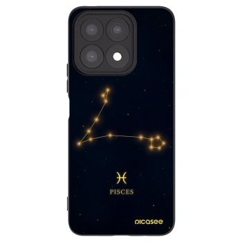 Picasee silikonski črni ovitek za Honor X8a - PISCES