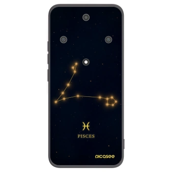 Picasee silikonski črni ovitek za Honor Magic5 Lite 5G - PISCES