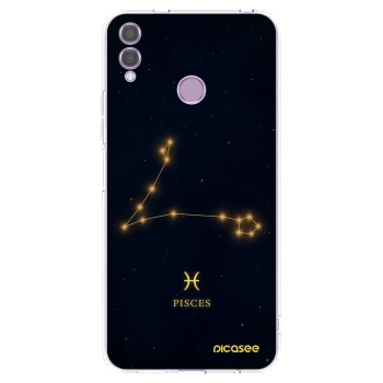 Picasee silikonski prozorni ovitek za Honor 8X - PISCES