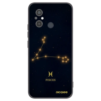 Picasee silikonski črni ovitek za Xiaomi Redmi 12C - PISCES